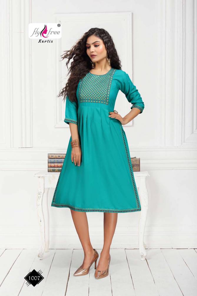 Fly Free Shilp Latest Designer Ethnic Wear Fancy Anarkali Kurti Collection
